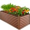 Best Choice Products 6x3x2ft Outdoor Metal Raised Garden Bed, Planter Box for Vegetables, Flowers, Herbs